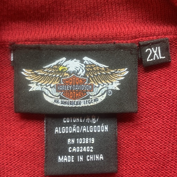 Harley Davidson Long Sleeve Turtle Neck Size 2XL - Picture 15 of 17